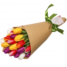 19 Blushing Tulips