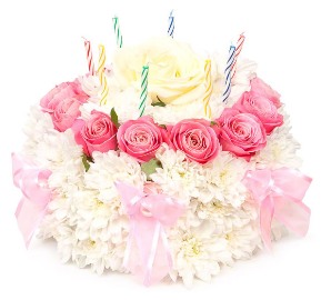 Floral Cake Arrangement