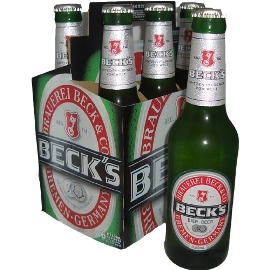 Becks Beer, 6 x 330ml bottles