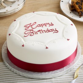 Happy Birthday Round Cake