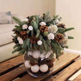 Winter Arrangement in a Vase