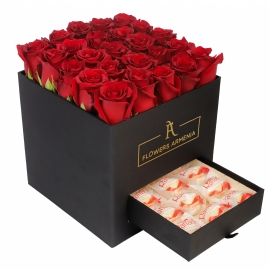 Love roses and Raffaello