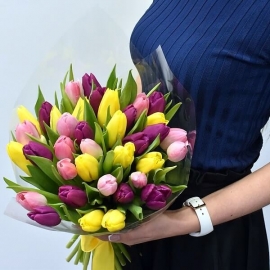 37 Colorful Tulips Corsage
